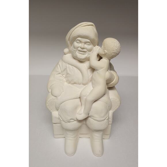 Santa Claus Bisque Ceramic Figurines Ready forTo Paint Christmas, Holiday Decor - Picture 14 of 14